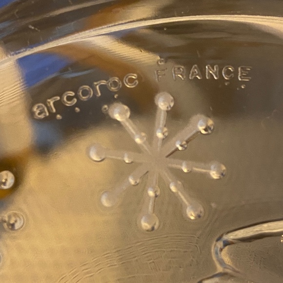 Arcoroc I Set of 8 I Winter Wonderland I Welcome Home I Glass Dessert Plates - Picture 3 of 16